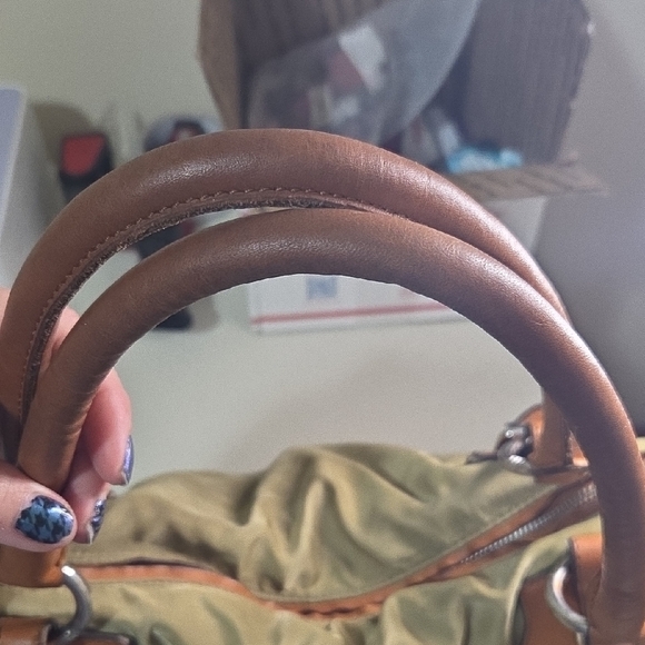 Ralph Lauren Green And Tan Bag - Picture 5 of 9